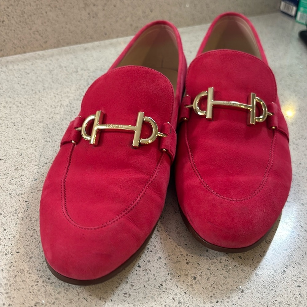 COLE HAAN Modern Classics Bit Loafer Suede Leather Flat Shoes 10 - hot pink - Picture 3 of 7